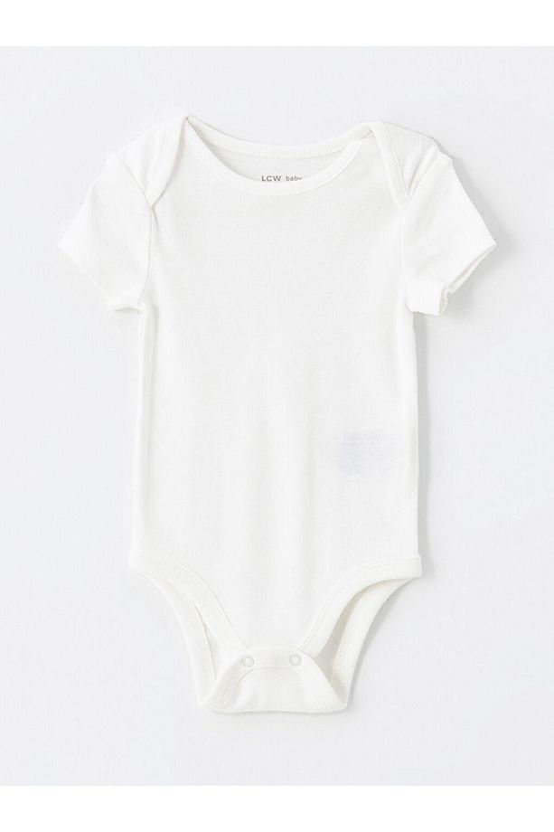 LCW baby Ekru Baskılı Erkek Bebek Hastane Çıkış Seti - 5