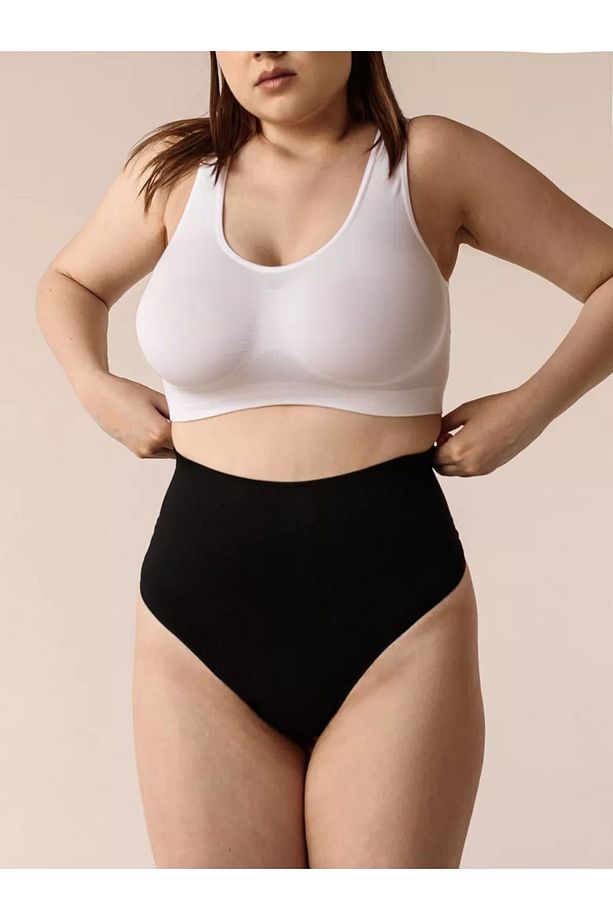 Montela Model Seamles Model Örme String Tanga Külot Siyah Renk - 7