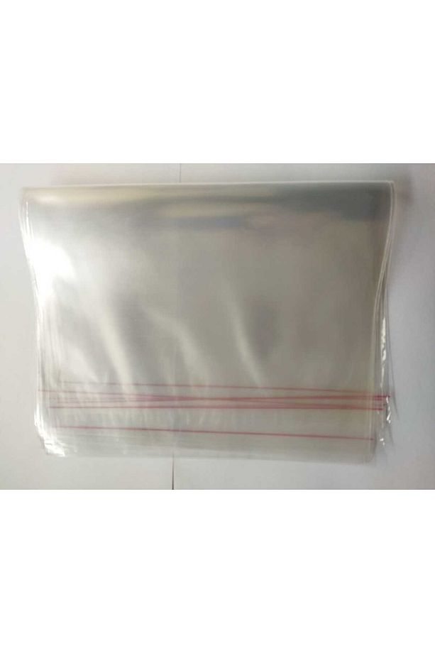 100 Adet 35x50 Opp Jelatinli Naylon Poşet - 1