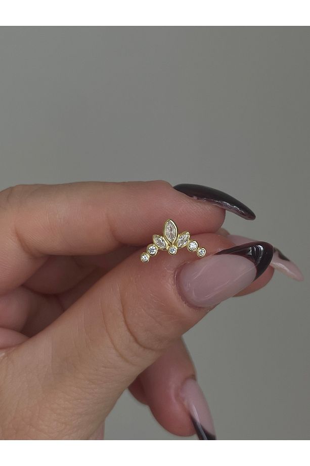 Taşlı Lotus Piercing - 1