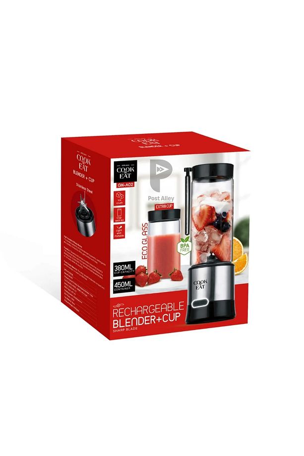 Şarjlı Taşınabilir Smoothie Blenderi (450 ml)+ Ekstra Bardak (350 ml ) - 3