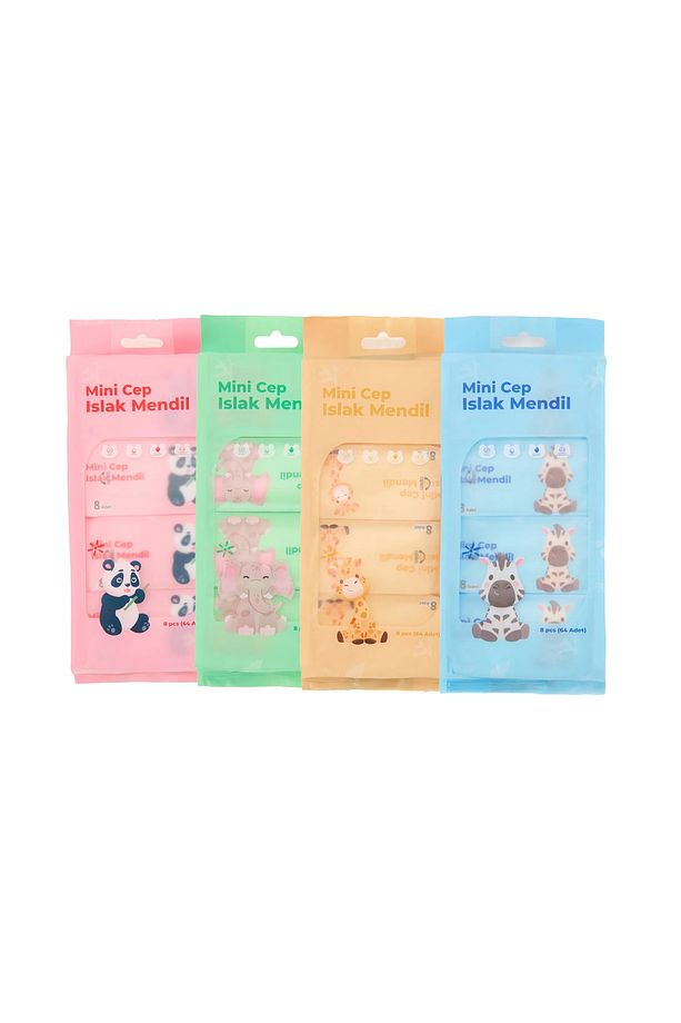 Mini Islak Cep Mendil 8 Li Krd-6179 - 2