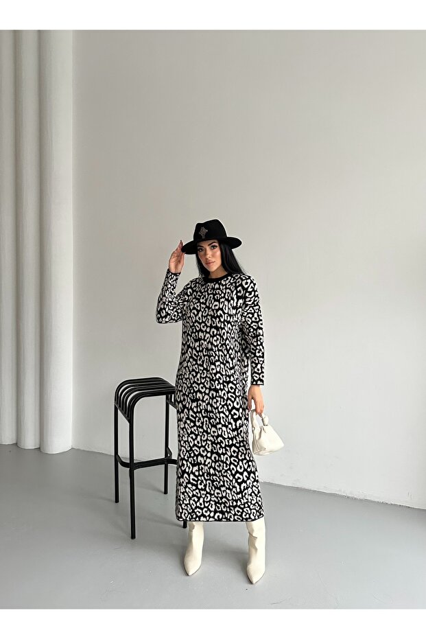 Rochie lungă leopard - 6