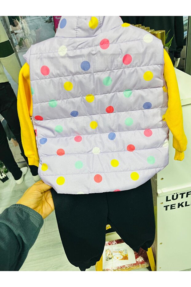 KIZ ÇOCUK YELEKLİ TAKIM - 2