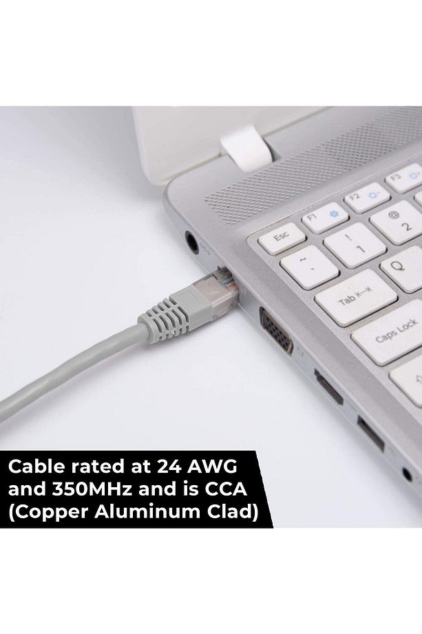 Cat5e 8p8c Rj45 Network Internet Ethernet Bilgisayar Kablosu Modem Lan Rj45 Patch Kablo ( 20 Metre ) - 5