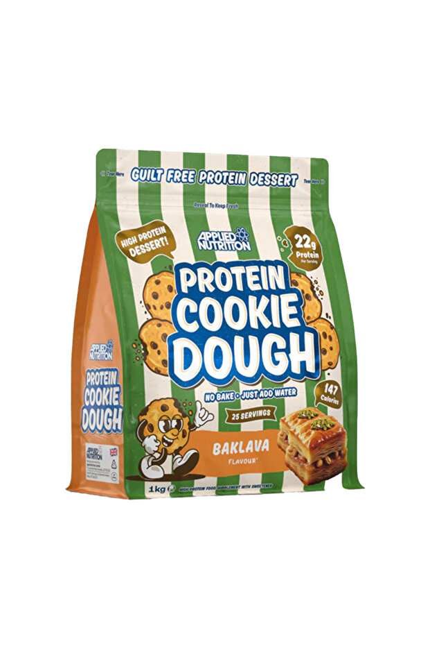 Protein Cookie Dough (1kg – 25 Servings) (Baklava) – High Protein Snack, 22g of Protein Per Serving