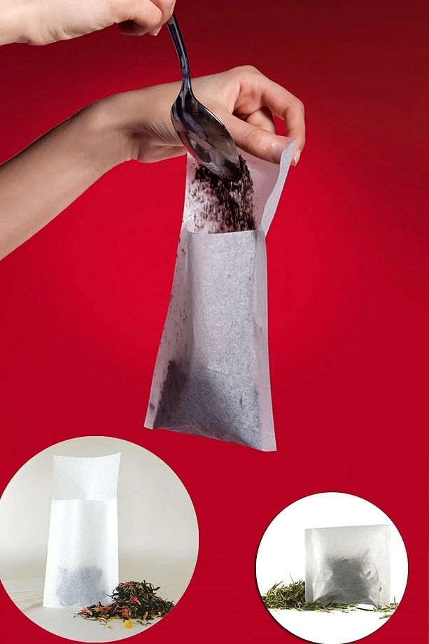 Bitki Çayı Ve Çay Filtre Kağıdı – 30’lu Set, Tek Kullanımlık, Kolay Demleme - 1