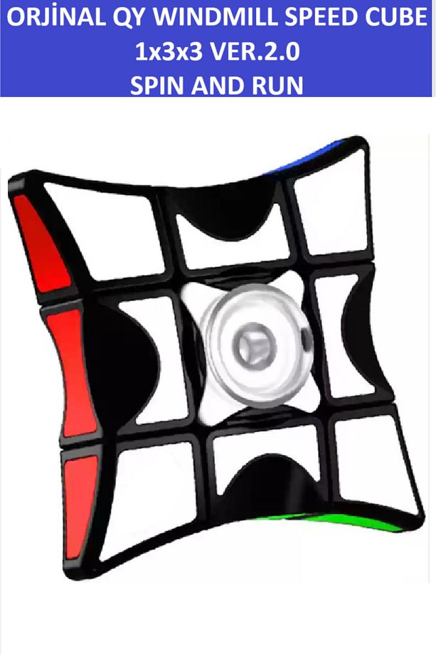 QY ORIGINAL 1X3X3 STRES ÇARKI VE PROFESYONEL MAGIC SPEED CUBE ( S TILE)-PROFESYONEL ZEKA SABIR KÜPÜ - 1