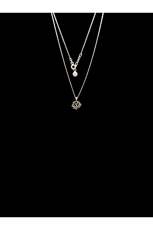 Minimal Kolye Lotus Kolye - 2