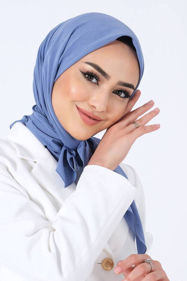 Harem Scrafs Asian Scarf Indigo Color (Suitable for Special and Daily Use)