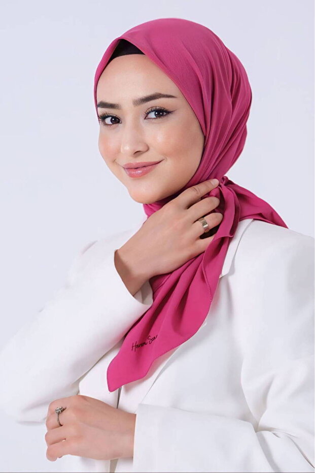 Harem Scrafs Asian Scarf Fuchsia Color (Suitable for Special and Daily Use)