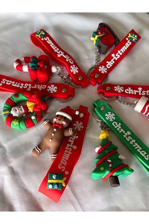 Yılbaşı Temalı Anahtarlık - 3ADET - 1