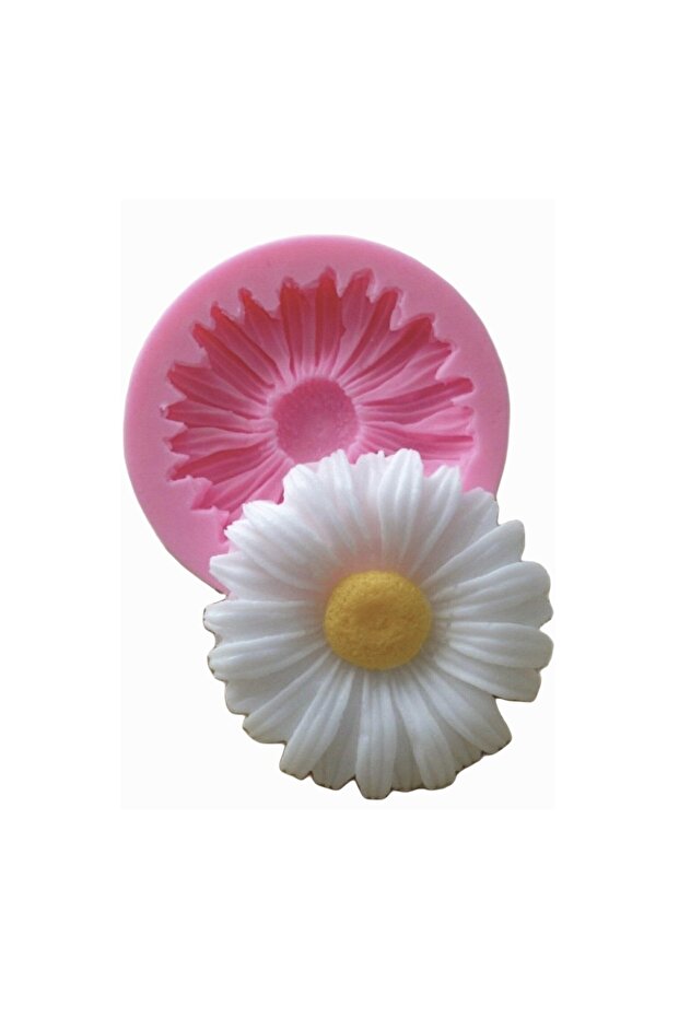 6cm Daisy Flower Silicone Mold - Stone Powder and Soap Polyester Resin Plaster Candle