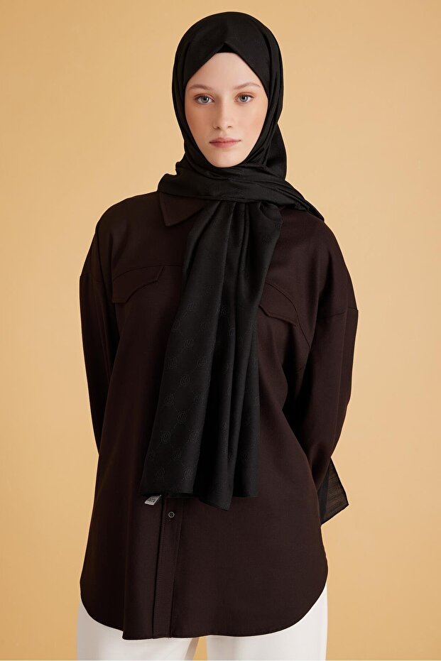 شال مونوغرام طازج S00OA 0444404 -99