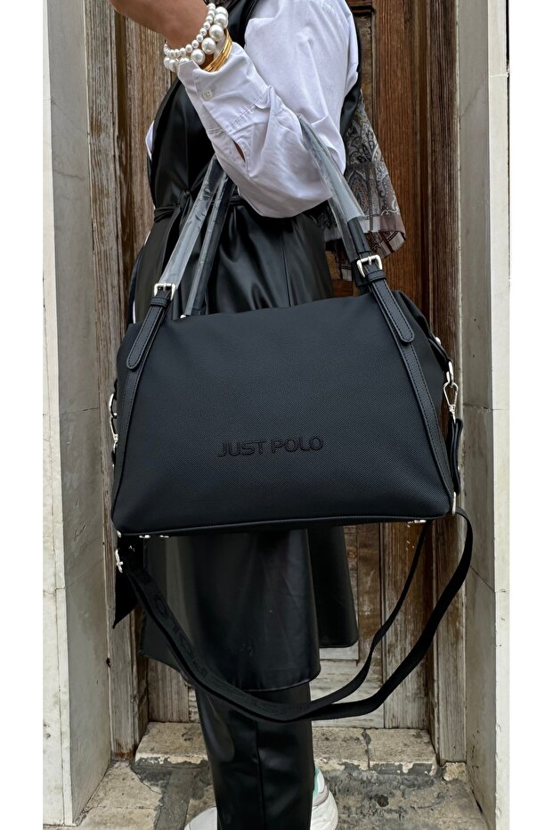 حقيبة كتف أصلية كبيرة الحجم من Justpolo