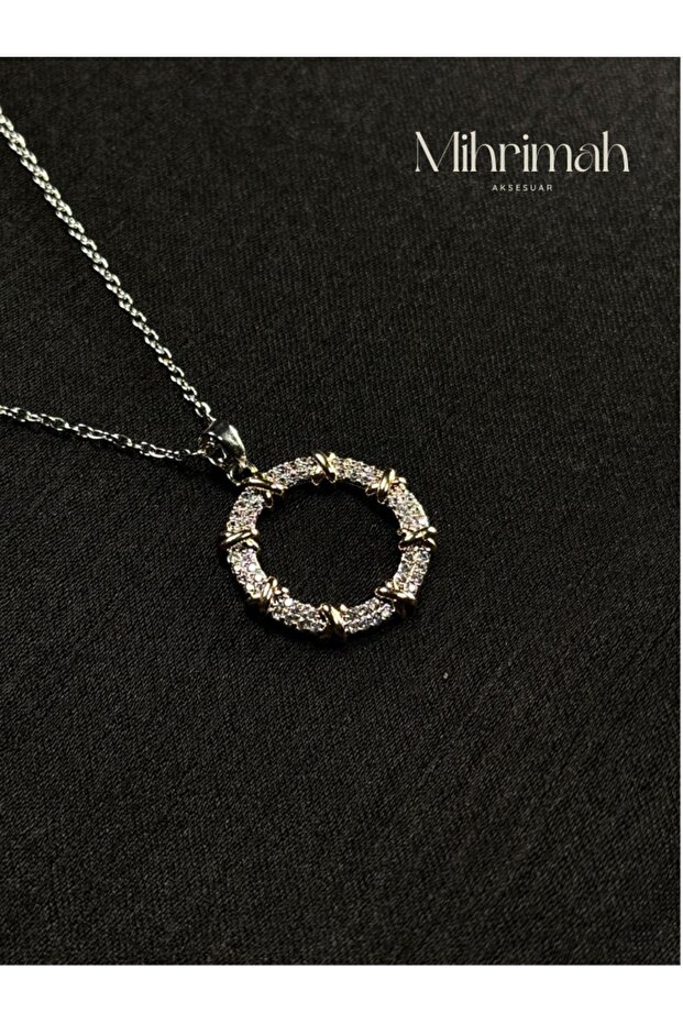 Çelik Halka Xoxo Kolye 45cm - 6