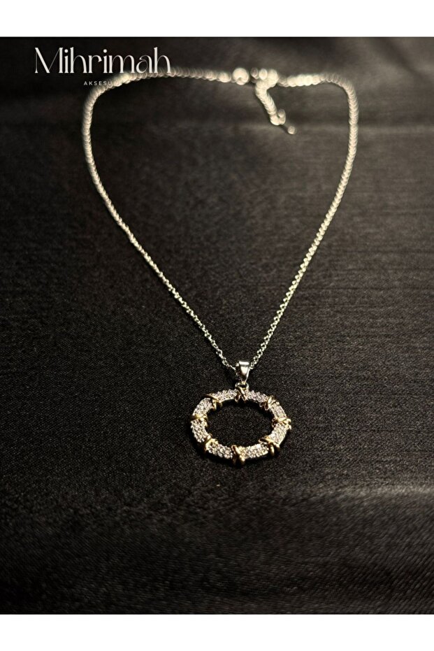 Çelik Halka Xoxo Kolye 45cm - 4