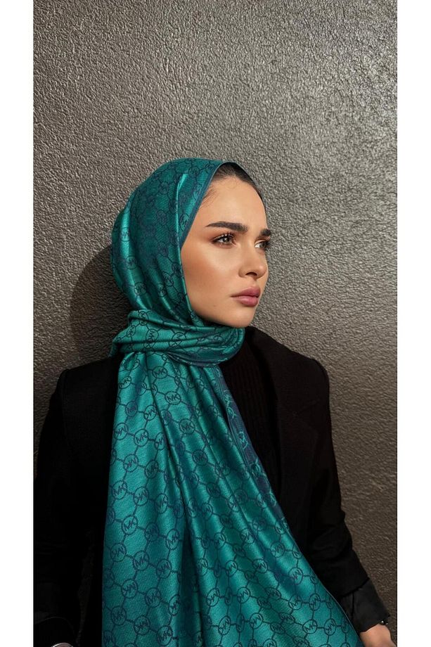 Kaşmir İpek Şal Pamuklu Desenli Premium Kalite Çift Taraflı - 1