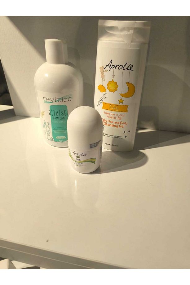Tıens Bitkisel Şampuan/ Aprotie Bebek Yıkama Jeli/Fresh Roll-On Deodorant - 1