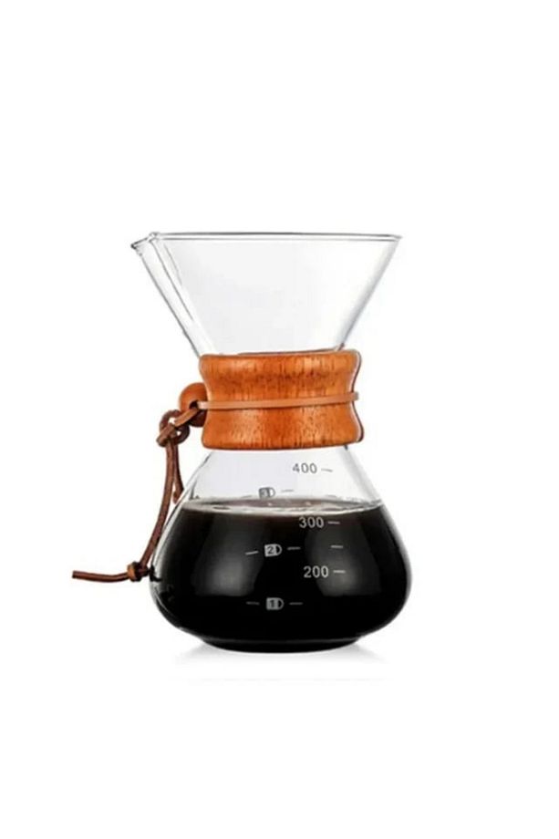 Borosilikat Cam Dripper Filtre Kahve Demleme Aparatı Ekipmanı 400 Ml - 2