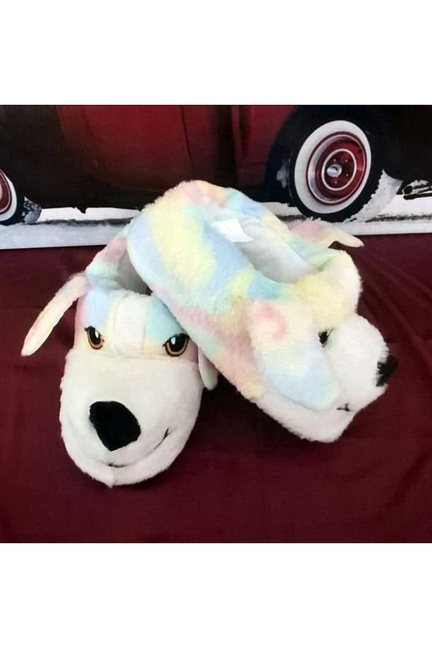 Kışlık Günlük Yumuşak Peluş Ev Botu Panduf Pandif - 2