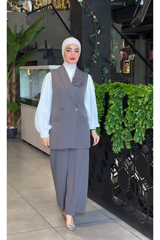 44109 - طقم حجاب مزدوج - 1