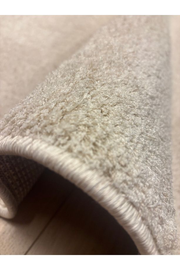 DİVAN  HOME SOFT SHAGGY +160X220 EBATLI+TEK RENK BEJ VE KAPUÇİNO - 3