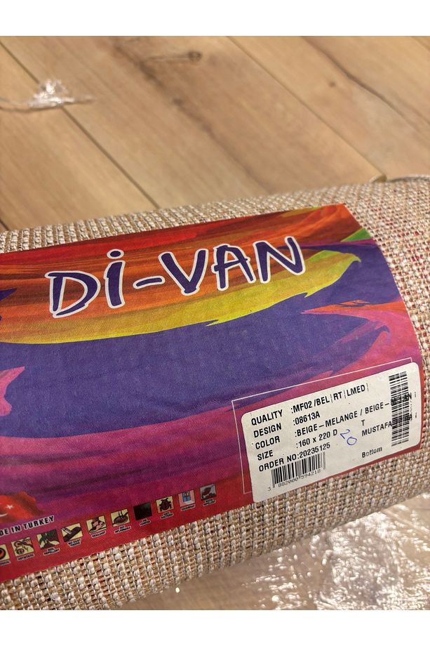 DİVAN  HOME SOFT SHAGGY +160X220 EBATLI+TEK RENK BEJ VE KAPUÇİNO - 6
