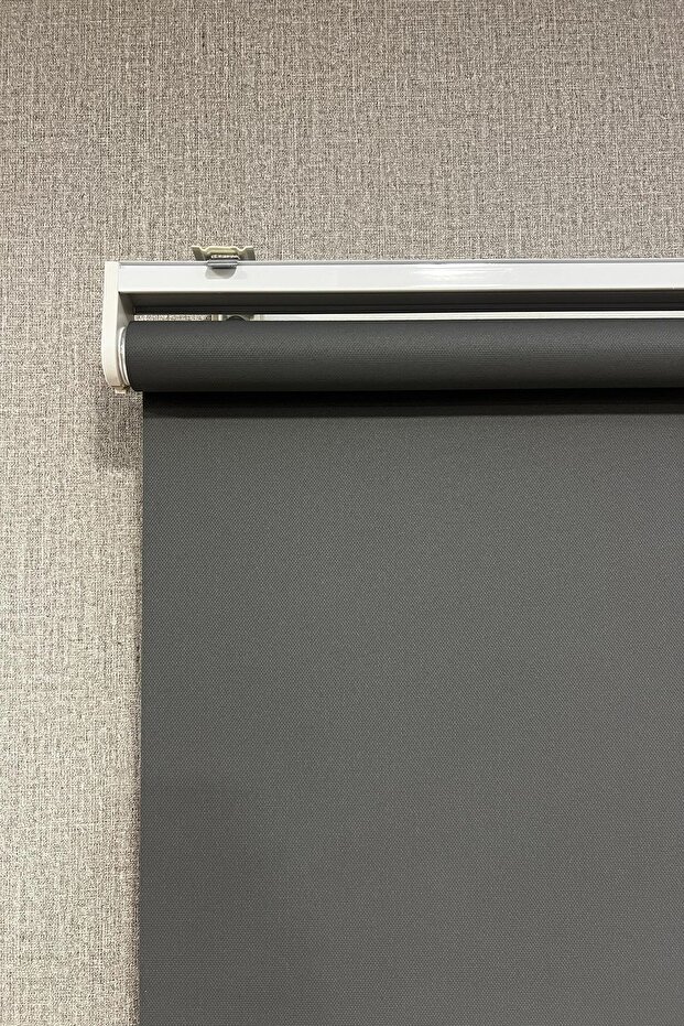 Stor Perde Ithal Mat Polyester Antrasit P1090 - 6