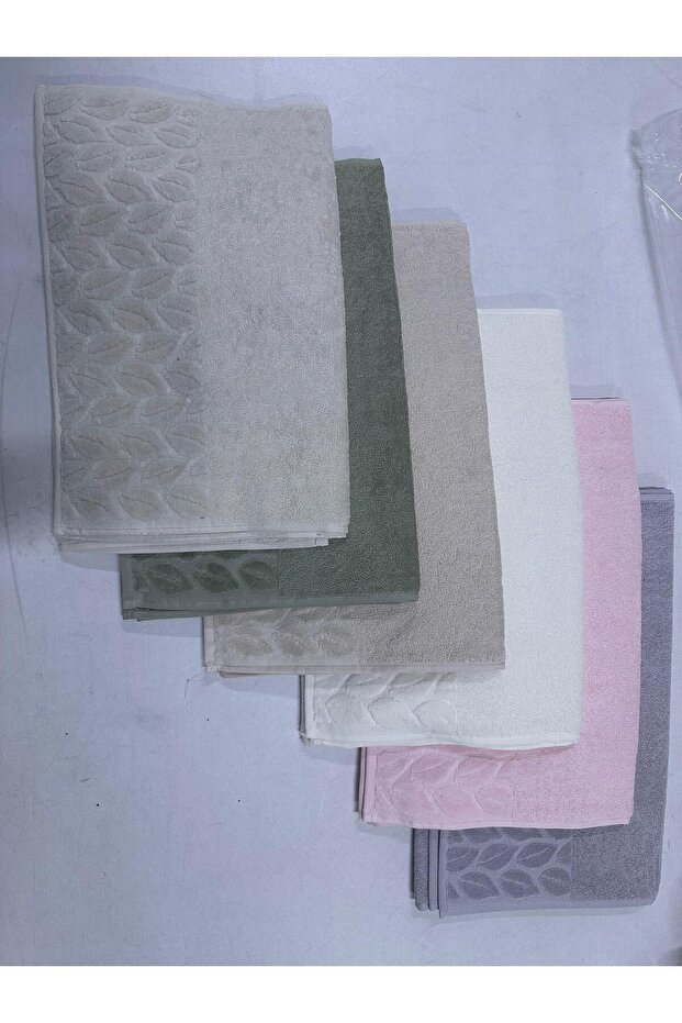 Hazal Hand Towel Set 6 Pieces 50x90cm 100% Cotton