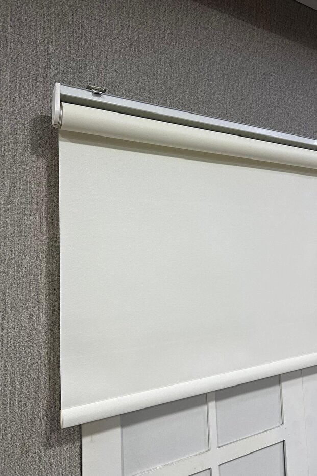 Stor Perde İthal Mat Polyester Krem - 4