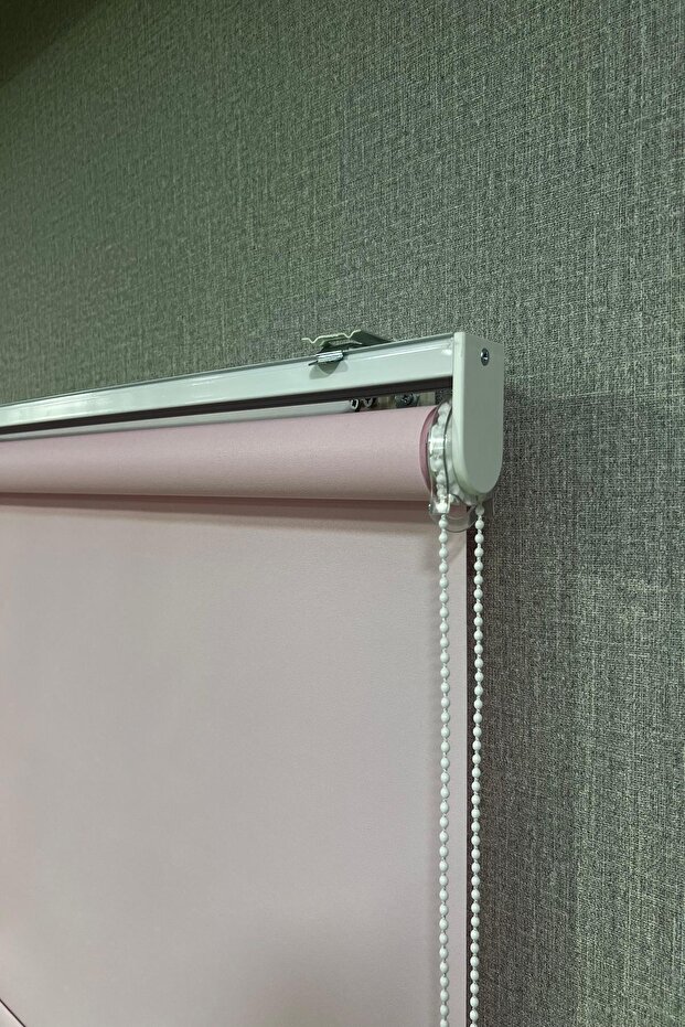 Stor Perde İthal Mat Polyester Pembe p1130 - 6