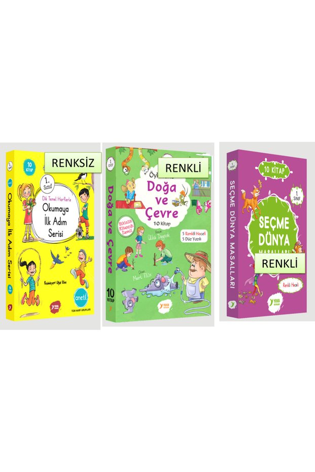 Selected World Stories - Nature and Environment - Okumaya İlk Adım Serisi 1St Grade 10 Books (ANETİL)