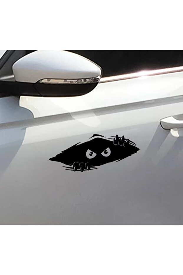 Car Side Door Looking Monster 23cm 2Pcs
