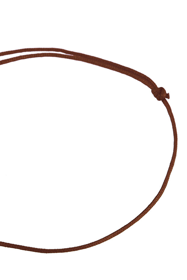 Náramek bez kamene Dámský nylonový náramek s destičkami, růžový, stříbro 925, pozlacený, letní - 4