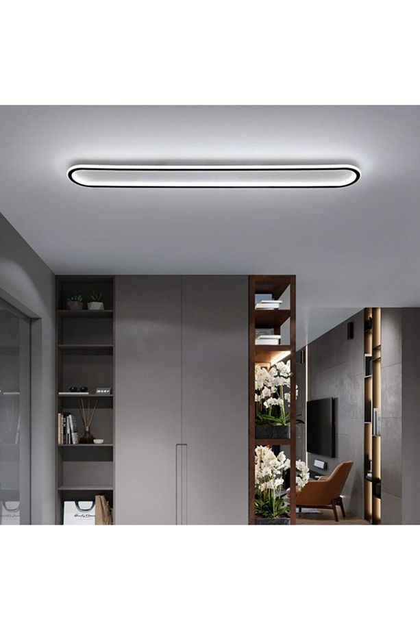 Ledli Tavan Tipi Plafonier Led Avize 120x16cm - 1