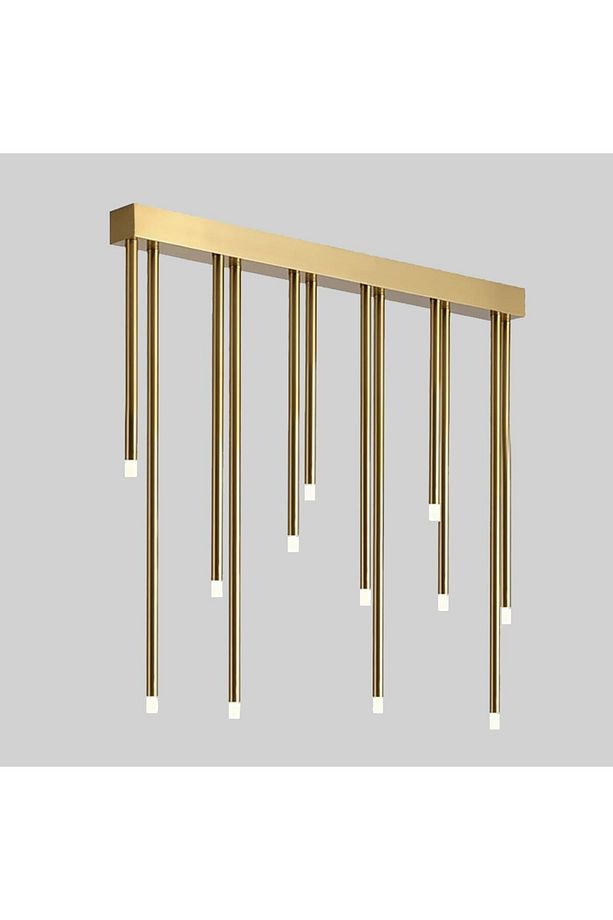 Pipe Plafonyer Ø2.5cm 12 Adet 30 40 60cm Boylarında Tasarım Led Avize - 1