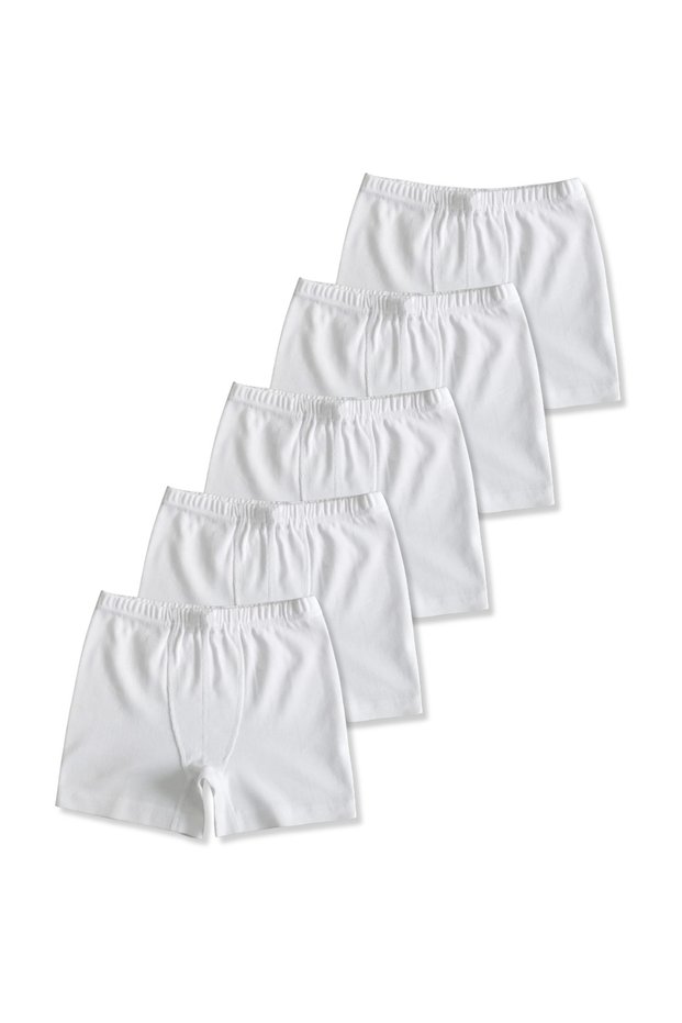 95% Cotton Boys' Lycra Combed Cotton Boxer Set of 5 / Underpants / Underwear