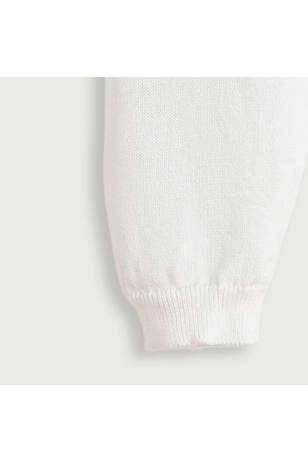 Wool Lamb Triko Tayt Vanilya - 3