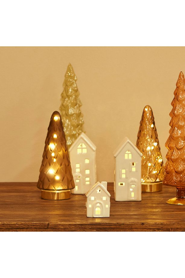 Pine Tree Ledli Aydınlatma Koyu Kahve (24 cm) - 2