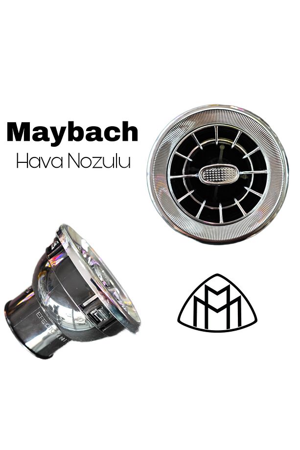Maybach Yuvarlak Universal Hava Nozulu Kalorifer Menfezi 1 Adet - 1