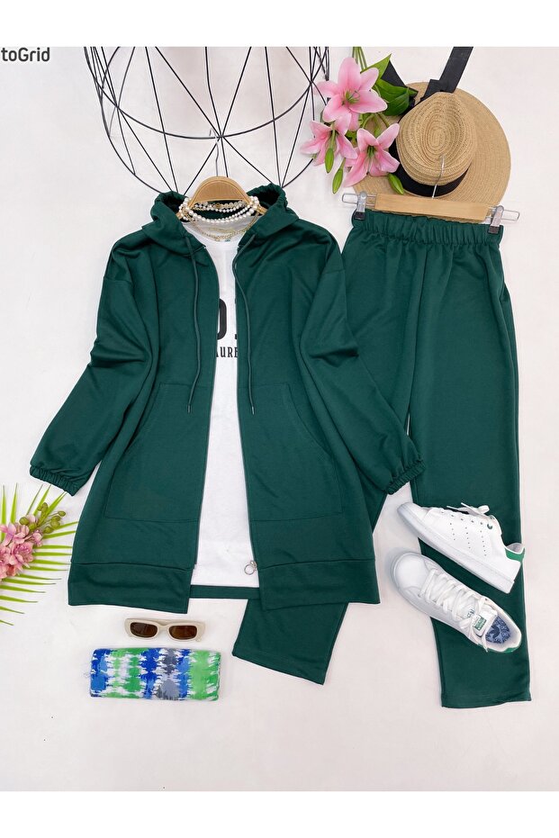 Sports Double Suit with Pockets 3944