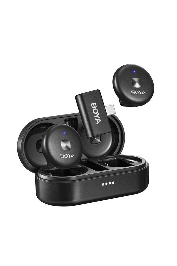 Omic-u Wireless Ikili Yaka Mikrofonu Type-c (SİYAH) - 1