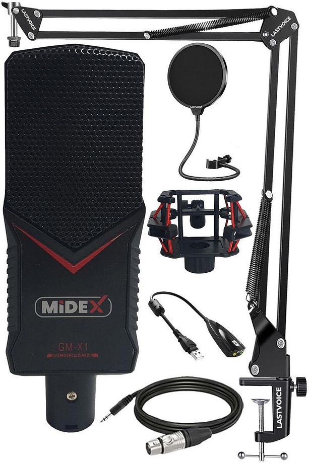Gmx1st Condenser Stüdyo Mikrofonu Pc Ve Telefon (STAND VE FİLTRELİ) - 2