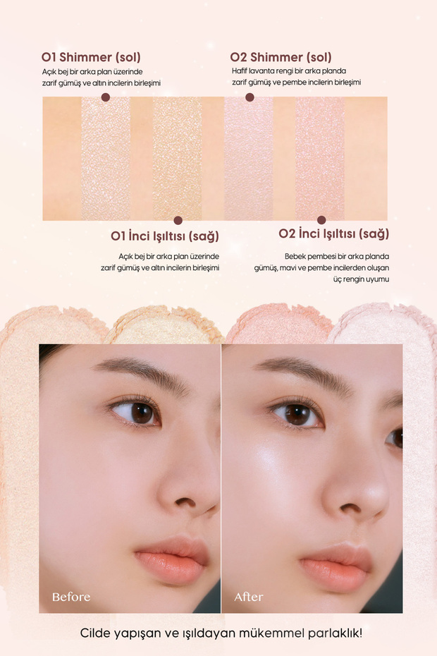 CLIO Prism Highlighter Duo #01 Cream Fizz 5.6 g - warm highlighter duo - 5