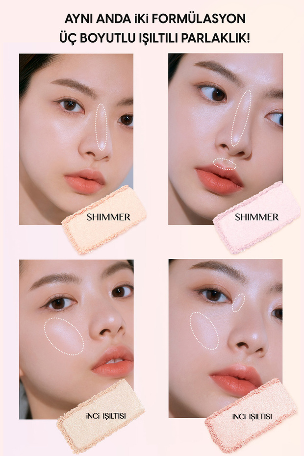 CLIO Prism Highlighter Duo #01 Cream Fizz 5.6 g - warm highlighter duo - 3