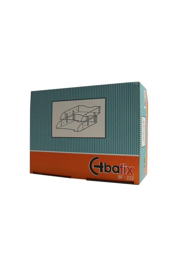 رف للأعمال من البلاستيك المتحرك 2 قطعة شفاف BFX 222 - 1