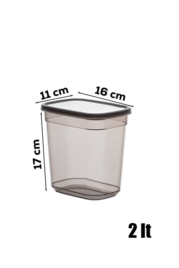 1023 Rectangular Multi-Purpose Food Food Storage Container Set with 12 Labels and Lid - 3