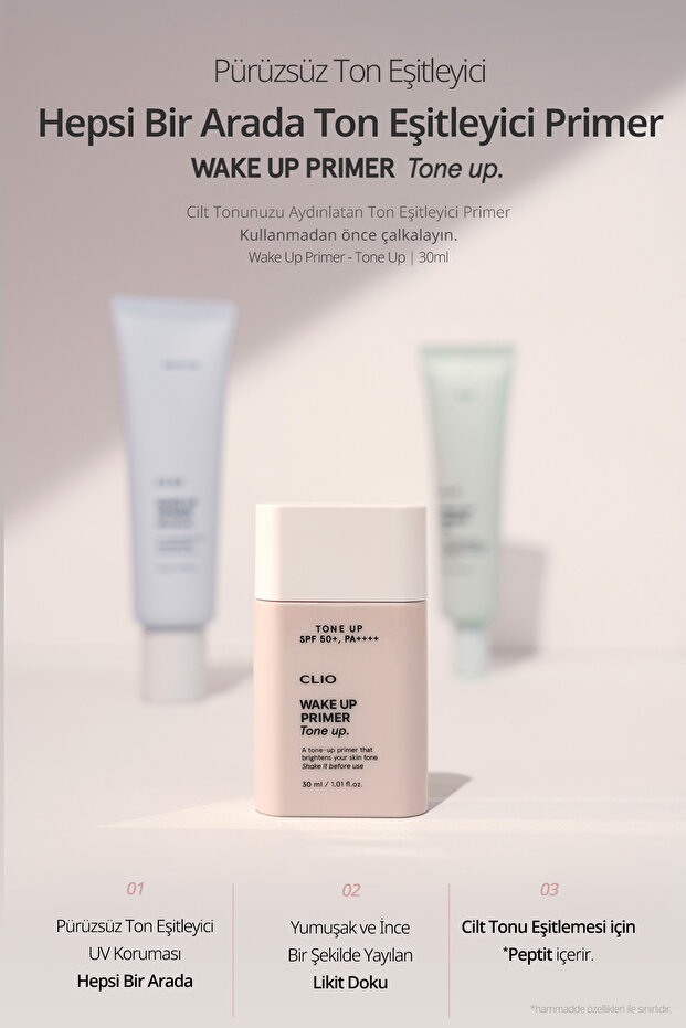 Long-Lasting Tone Equalizing Appearance Offering Makeup Base Wake up Primer Tone up Spf50 Pa - 2