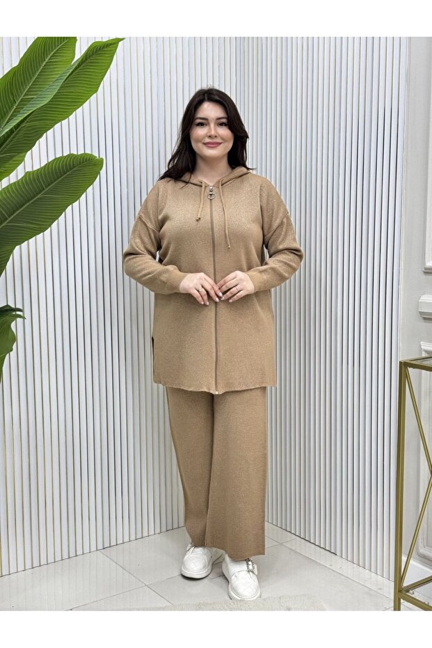 Sim Detaylı Triko Takım - 3